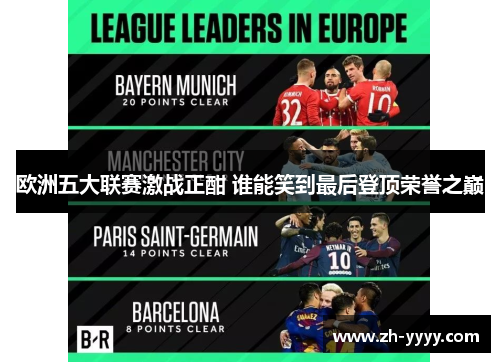 欧洲五大联赛激战正酣 谁能笑到最后登顶荣誉之巅